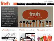 Tablet Screenshot of freshwebonline.co.uk